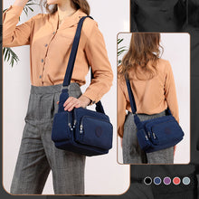 Laden Sie das Bild in den Galerie-Viewer, Wasserdichte vielseitige leichte Umhängetasche aus Nylon für Damen