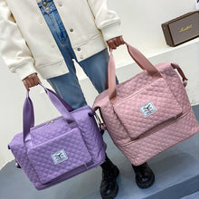 Laden Sie das Bild in den Galerie-Viewer, Faltbare lässige Reisetasche mit Nass- und Trockentrennung