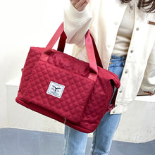 Laden Sie das Bild in den Galerie-Viewer, Faltbare lässige Reisetasche mit Nass- und Trockentrennung