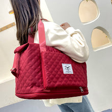 Laden Sie das Bild in den Galerie-Viewer, Faltbare lässige Reisetasche mit Nass- und Trockentrennung