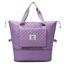 Laden Sie das Bild in den Galerie-Viewer, Faltbare lässige Reisetasche mit Nass- und Trockentrennung