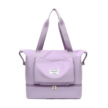 Laden Sie das Bild in den Galerie-Viewer, Faltbare wasserdichte Reisehandtasche mit großer Kapazität