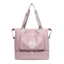 Laden Sie das Bild in den Galerie-Viewer, Faltbare wasserdichte Reisehandtasche mit großer Kapazität