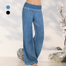 Laden Sie das Bild in den Galerie-Viewer, Freizeithose Aus Denim Im Freien