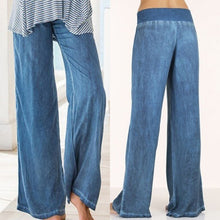Laden Sie das Bild in den Galerie-Viewer, Freizeithose Aus Denim Im Freien