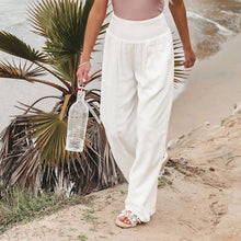 Laden Sie das Bild in den Galerie-Viewer, Lässige Strandhose Aus Leinenmischung