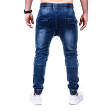 Laden Sie das Bild in den Galerie-Viewer, Gewaschene lässige taillierte Jeans für Herren