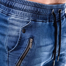 Laden Sie das Bild in den Galerie-Viewer, Gewaschene lässige taillierte Jeans für Herren