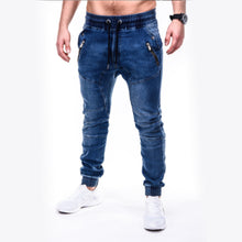 Laden Sie das Bild in den Galerie-Viewer, Gewaschene lässige taillierte Jeans für Herren