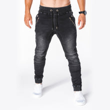 Laden Sie das Bild in den Galerie-Viewer, Gewaschene lässige taillierte Jeans für Herren