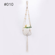 Laden Sie das Bild in den Galerie-Viewer, Handgewebte Netztasche zum Aufhängen von Blumentöpfen