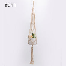 Laden Sie das Bild in den Galerie-Viewer, Handgewebte Netztasche zum Aufhängen von Blumentöpfen