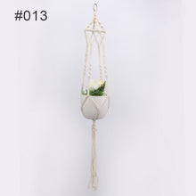 Laden Sie das Bild in den Galerie-Viewer, Handgewebte Netztasche zum Aufhängen von Blumentöpfen