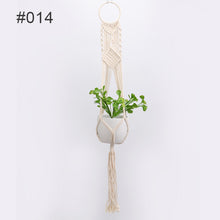 Laden Sie das Bild in den Galerie-Viewer, Handgewebte Netztasche zum Aufhängen von Blumentöpfen
