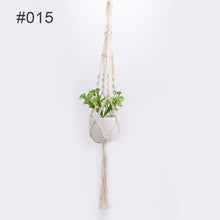 Laden Sie das Bild in den Galerie-Viewer, Handgewebte Netztasche zum Aufhängen von Blumentöpfen