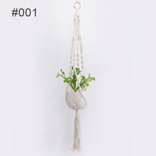 Laden Sie das Bild in den Galerie-Viewer, Handgewebte Netztasche zum Aufhängen von Blumentöpfen