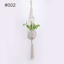 Laden Sie das Bild in den Galerie-Viewer, Handgewebte Netztasche zum Aufhängen von Blumentöpfen