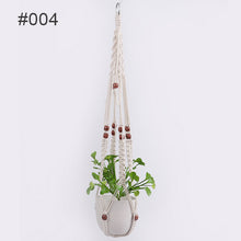 Laden Sie das Bild in den Galerie-Viewer, Handgewebte Netztasche zum Aufhängen von Blumentöpfen