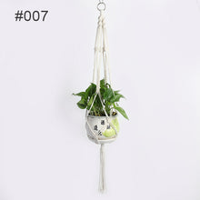 Laden Sie das Bild in den Galerie-Viewer, Handgewebte Netztasche zum Aufhängen von Blumentöpfen