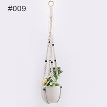 Laden Sie das Bild in den Galerie-Viewer, Handgewebte Netztasche zum Aufhängen von Blumentöpfen