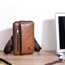 Laden Sie das Bild in den Galerie-Viewer, Handy-Gürteltasche Aus Leder Für Herren