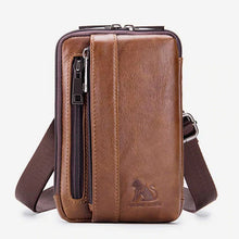 Laden Sie das Bild in den Galerie-Viewer, Handy-Gürteltasche Aus Leder Für Herren