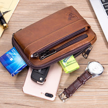 Laden Sie das Bild in den Galerie-Viewer, Handy-Gürteltasche Aus Leder Für Herren