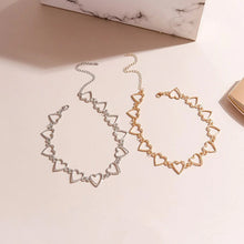 Laden Sie das Bild in den Galerie-Viewer, Süße Hohle Herz-Halskette