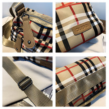 Laden Sie das Bild in den Galerie-Viewer, Karierte Umhängetasche Aus Nylon