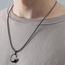 Laden Sie das Bild in den Galerie-Viewer, Katzen-Paar-Halskette Aus Edelstahl