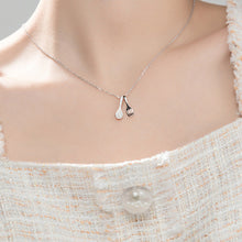 Laden Sie das Bild in den Galerie-Viewer, Kreative Gabel Und Löffel Diamant-Halskette