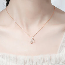 Laden Sie das Bild in den Galerie-Viewer, Kreative Gabel Und Löffel Diamant-Halskette