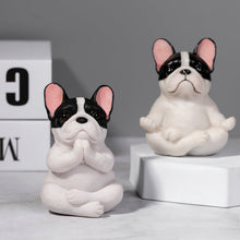 Laden Sie das Bild in den Galerie-Viewer, Kreative niedliche Bulldoggendekoration aus Kunstharz
