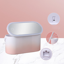 Laden Sie das Bild in den Galerie-Viewer, LED intelligente tragbare Make-up-Aufbewahrungsbox