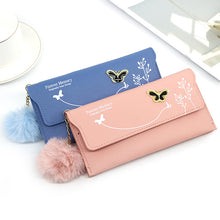 Laden Sie das Bild in den Galerie-Viewer, Lange Schmetterling-Geldbörse