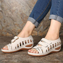 Laden Sie das Bild in den Galerie-Viewer, Lässige Leichte Hohle Fischmaul-Sandalen