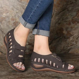 Lässige Leichte Hohle Fischmaul-Sandalen