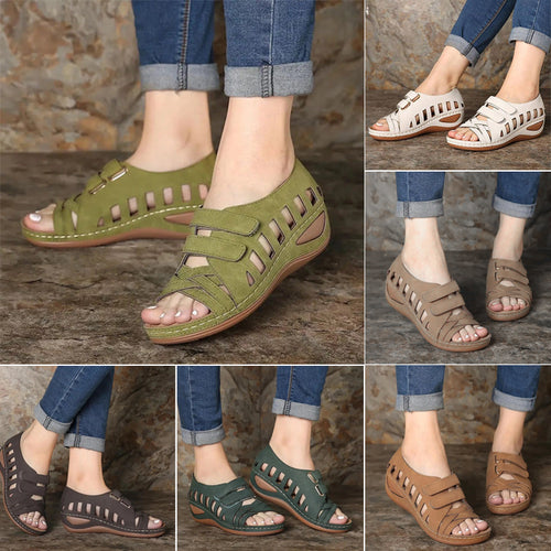 Lässige Leichte Hohle Fischmaul-Sandalen