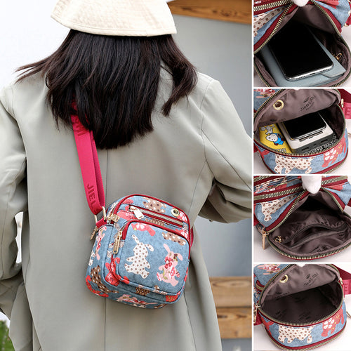 Lässige Leichte Wasserdichte Nylon-Umhängetasche