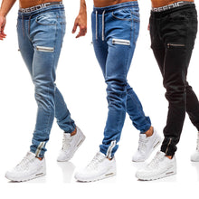 Laden Sie das Bild in den Galerie-Viewer, Lässige Sportjeans Mit Reißverschluss Für Herren