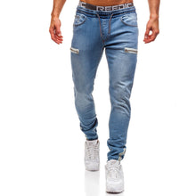 Laden Sie das Bild in den Galerie-Viewer, Lässige Sportjeans Mit Reißverschluss Für Herren