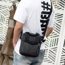 Laden Sie das Bild in den Galerie-Viewer, Lässige Umhängetasche aus Segeltuch für Herren im Freien