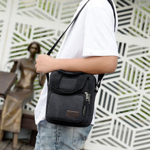Laden Sie das Bild in den Galerie-Viewer, Lässige Umhängetasche aus Segeltuch für Herren im Freien