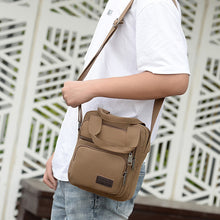 Laden Sie das Bild in den Galerie-Viewer, Lässige Umhängetasche aus Segeltuch für Herren im Freien