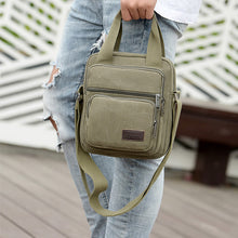 Laden Sie das Bild in den Galerie-Viewer, Lässige Umhängetasche aus Segeltuch für Herren im Freien
