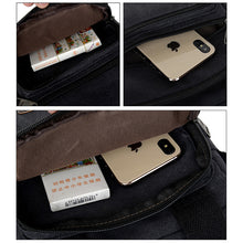 Laden Sie das Bild in den Galerie-Viewer, Lässige Umhängetasche aus Segeltuch für Herren im Freien