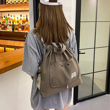 Laden Sie das Bild in den Galerie-Viewer, Lässiger Rucksack mit Kordelzug