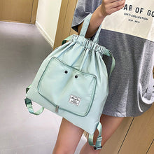 Laden Sie das Bild in den Galerie-Viewer, Lässiger Rucksack mit Kordelzug