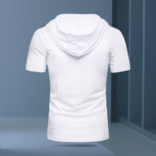 Laden Sie das Bild in den Galerie-Viewer, Lässiges Sommer-T-Shirt mit Kordelzug für Herren