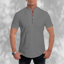 Laden Sie das Bild in den Galerie-Viewer, Leichtes Lässiges Herren-T-Shirt